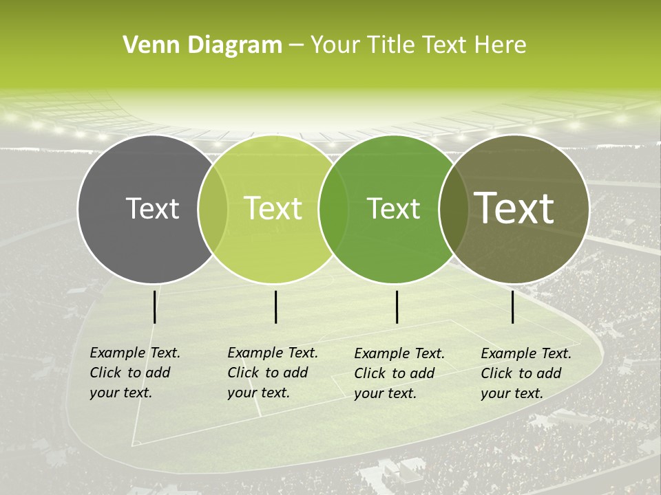 Grass Blue Football PowerPoint Template