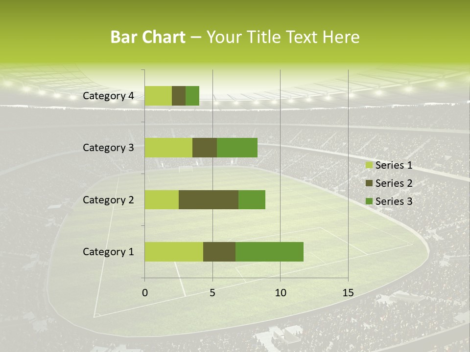 Grass Blue Football PowerPoint Template