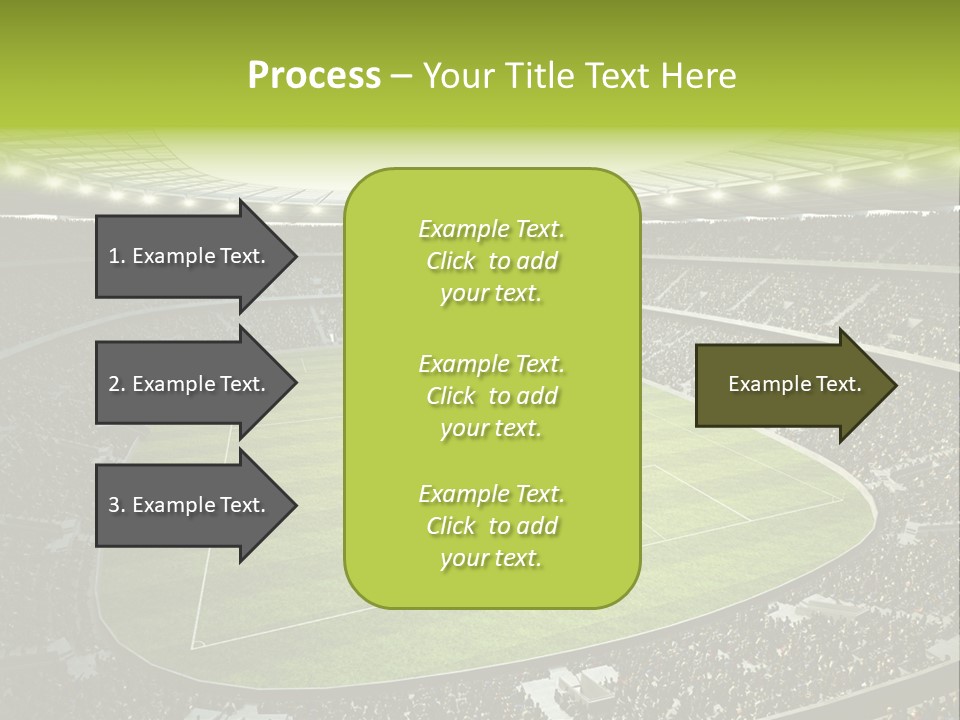 Grass Blue Football PowerPoint Template