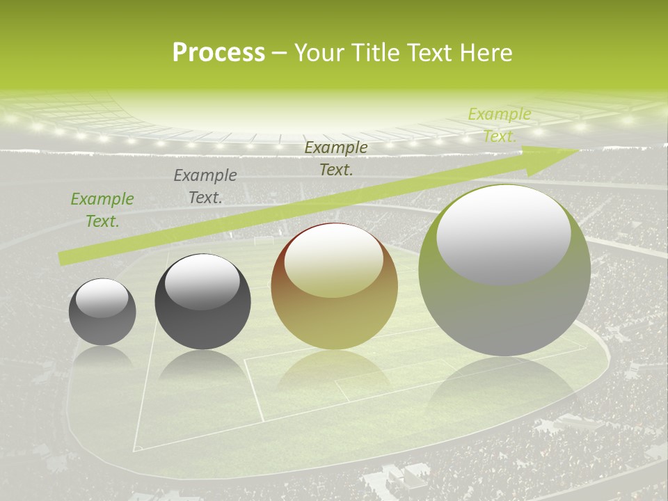 Grass Blue Football PowerPoint Template