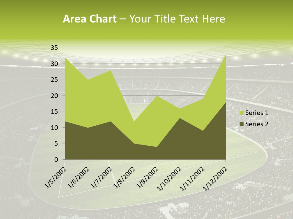 Grass Blue Football PowerPoint Template