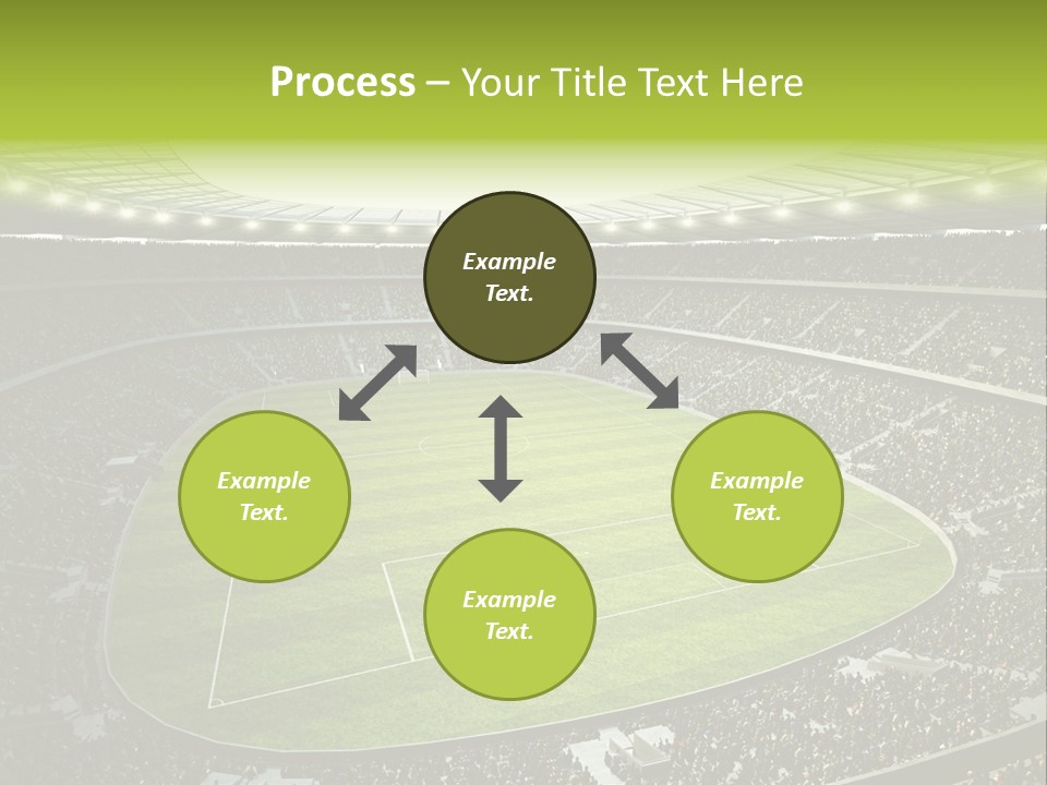 Grass Blue Football PowerPoint Template