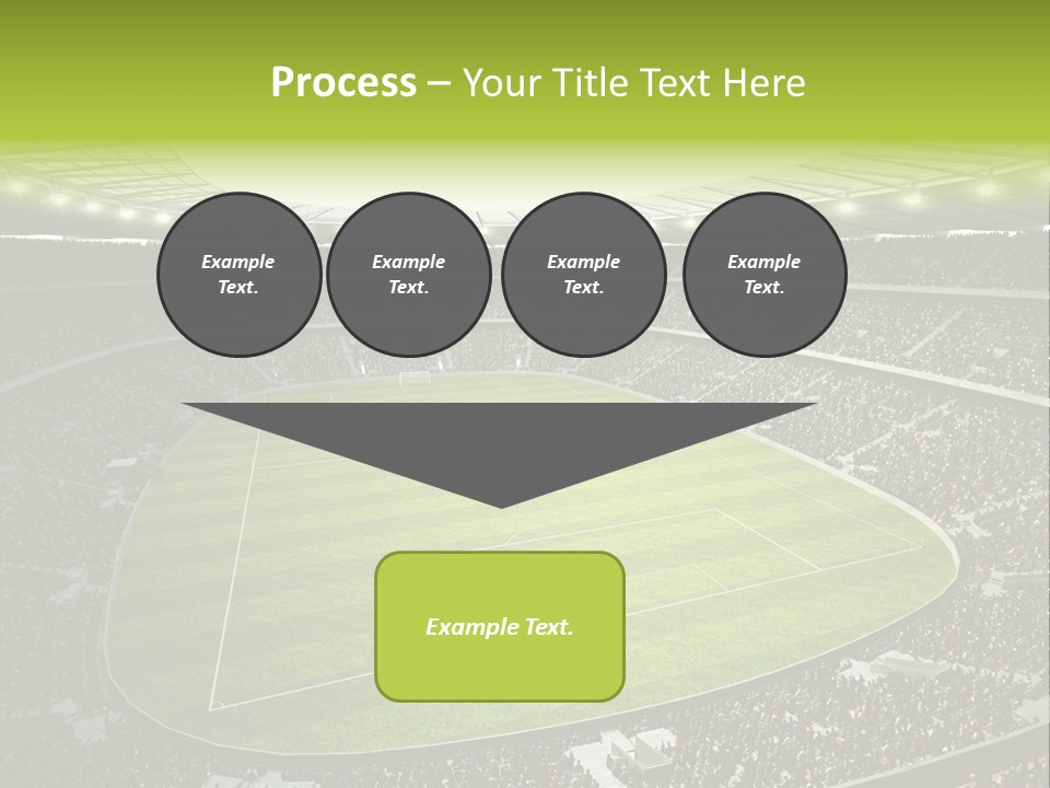 Grass Blue Football PowerPoint Template