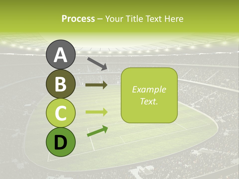 Grass Blue Football PowerPoint Template