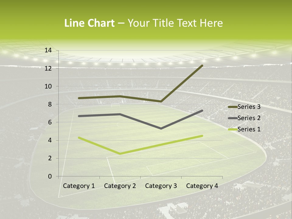 Grass Blue Football PowerPoint Template