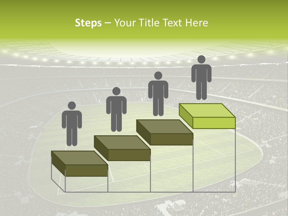 Grass Blue Football PowerPoint Template