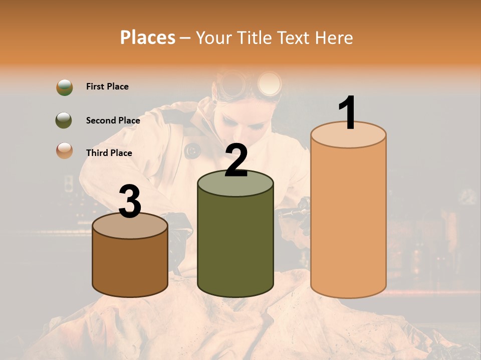 Potion Maladie Femme PowerPoint Template