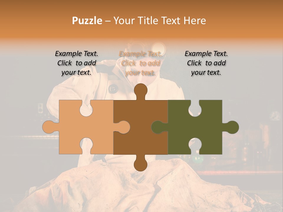 Potion Maladie Femme PowerPoint Template