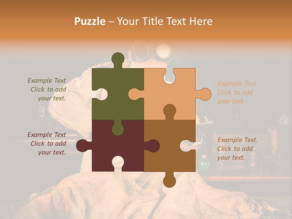 Potion Maladie Femme PowerPoint Template