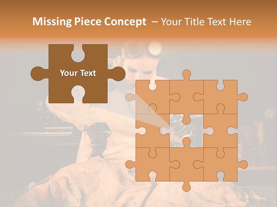 Potion Maladie Femme PowerPoint Template