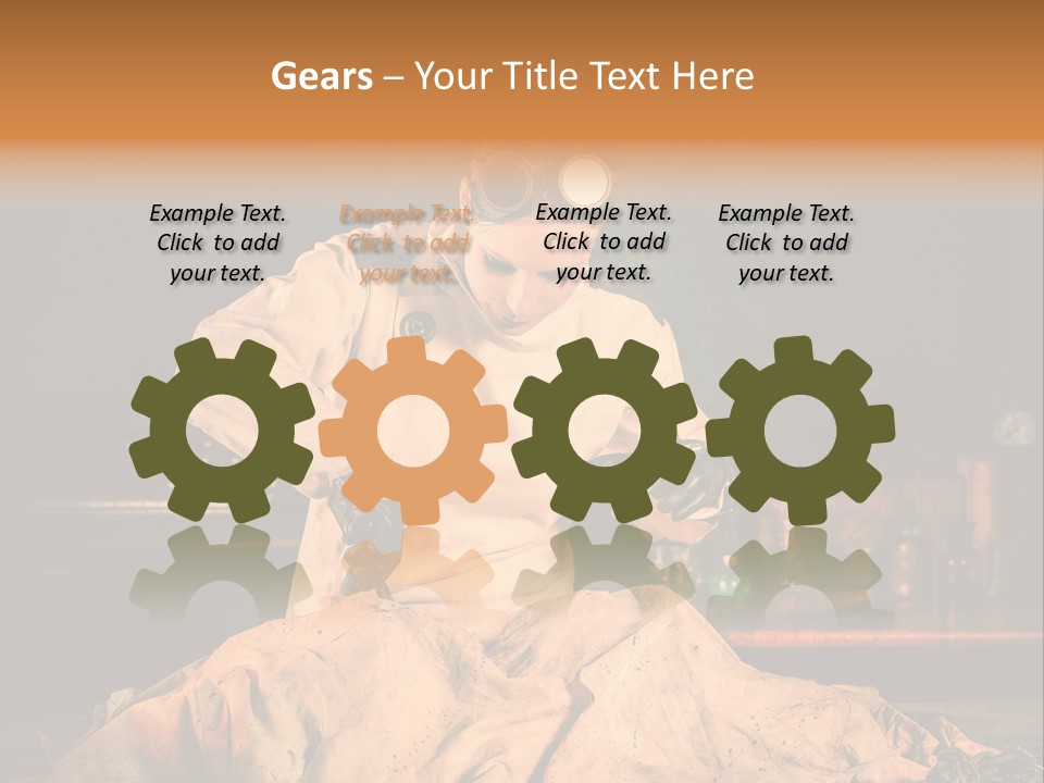 Potion Maladie Femme PowerPoint Template