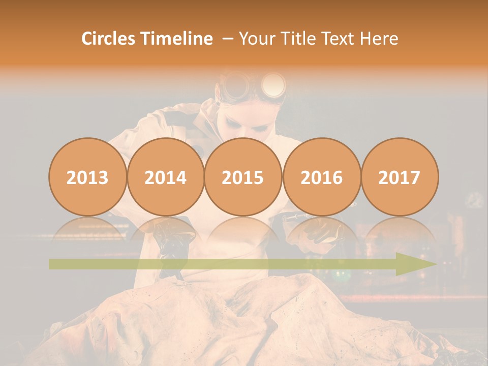 Potion Maladie Femme PowerPoint Template