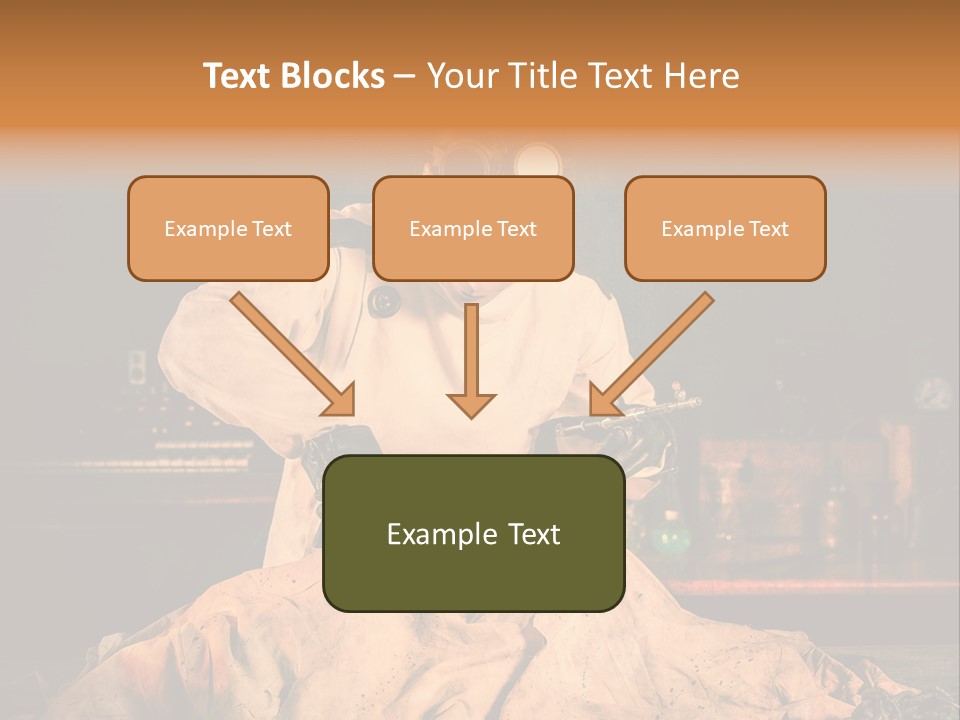 Potion Maladie Femme PowerPoint Template