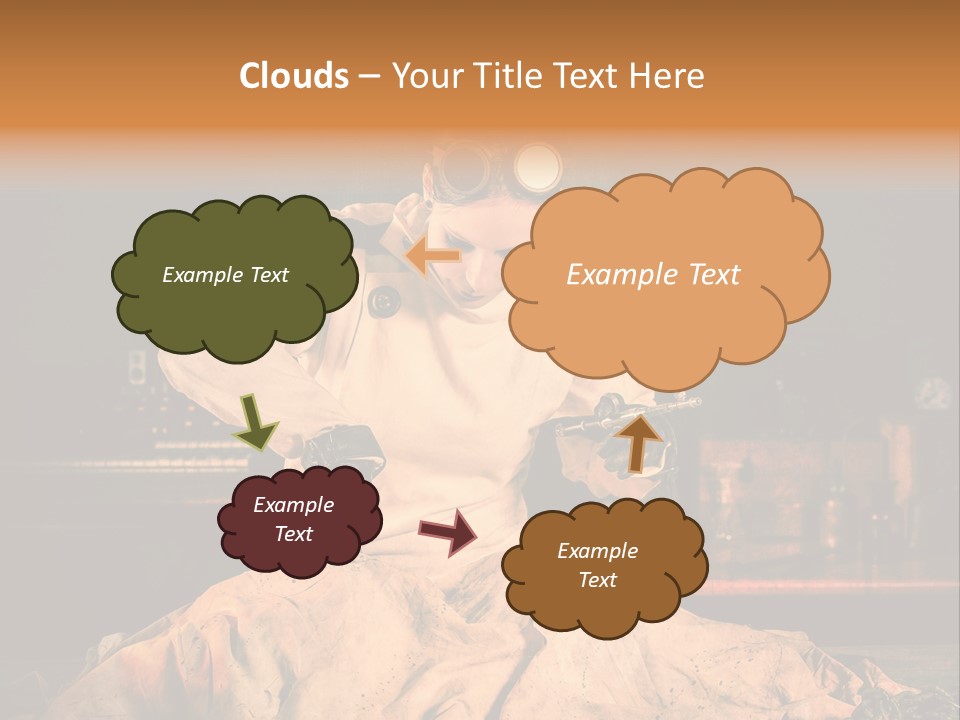 Potion Maladie Femme PowerPoint Template