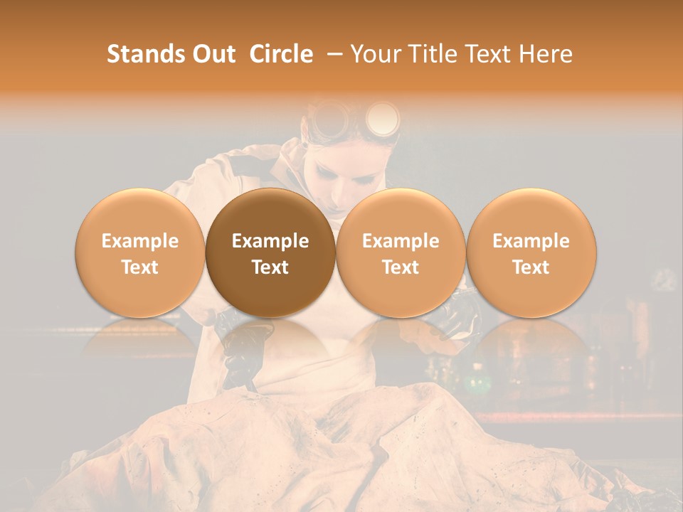 Potion Maladie Femme PowerPoint Template