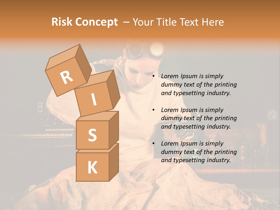 Potion Maladie Femme PowerPoint Template