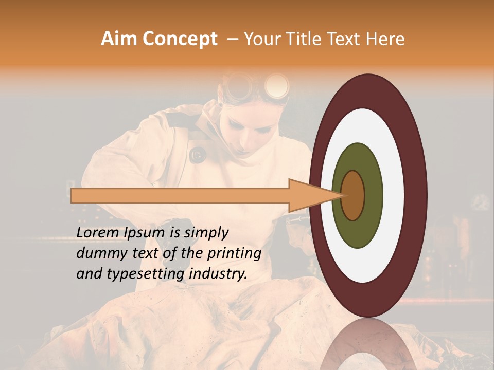 Potion Maladie Femme PowerPoint Template