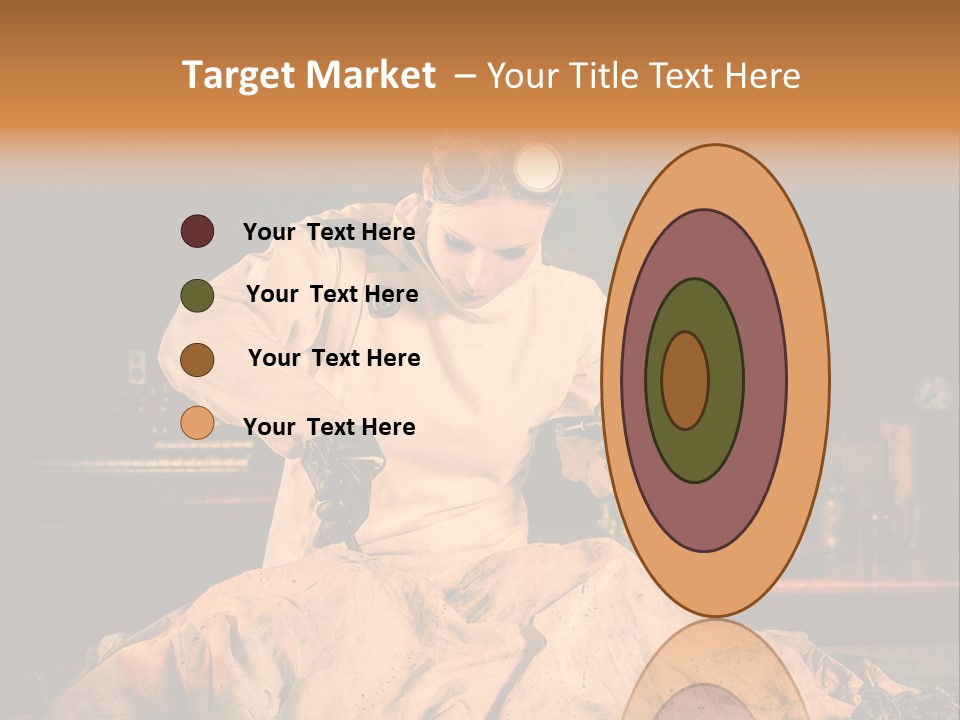 Potion Maladie Femme PowerPoint Template