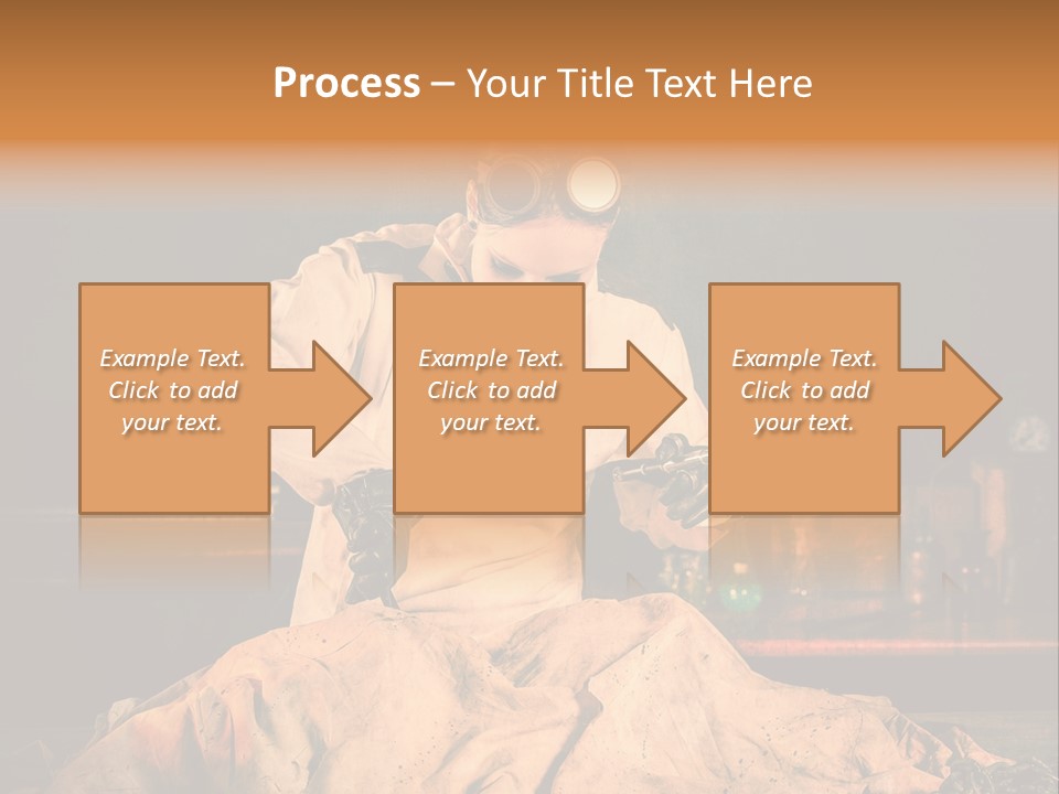 Potion Maladie Femme PowerPoint Template