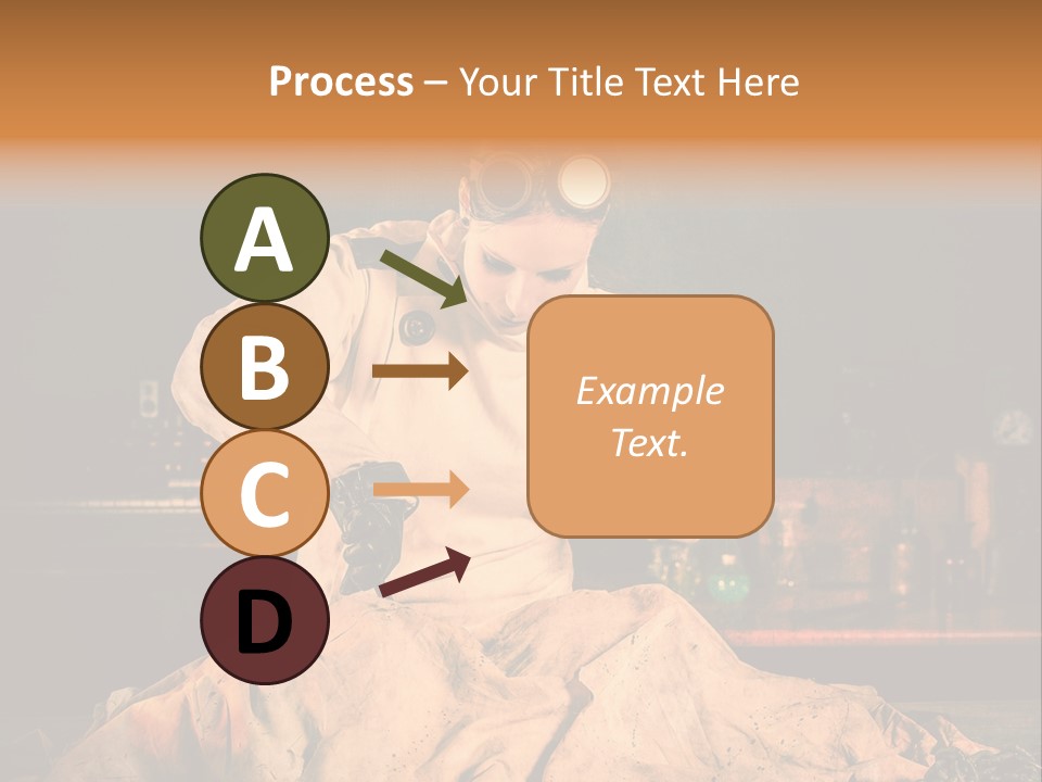 Potion Maladie Femme PowerPoint Template