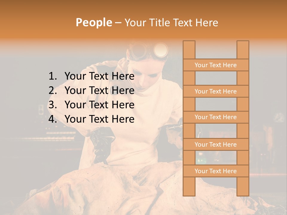 Potion Maladie Femme PowerPoint Template