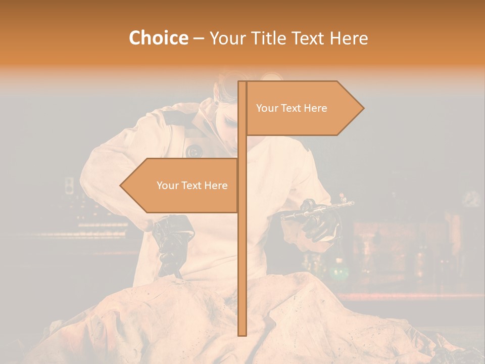 Potion Maladie Femme PowerPoint Template