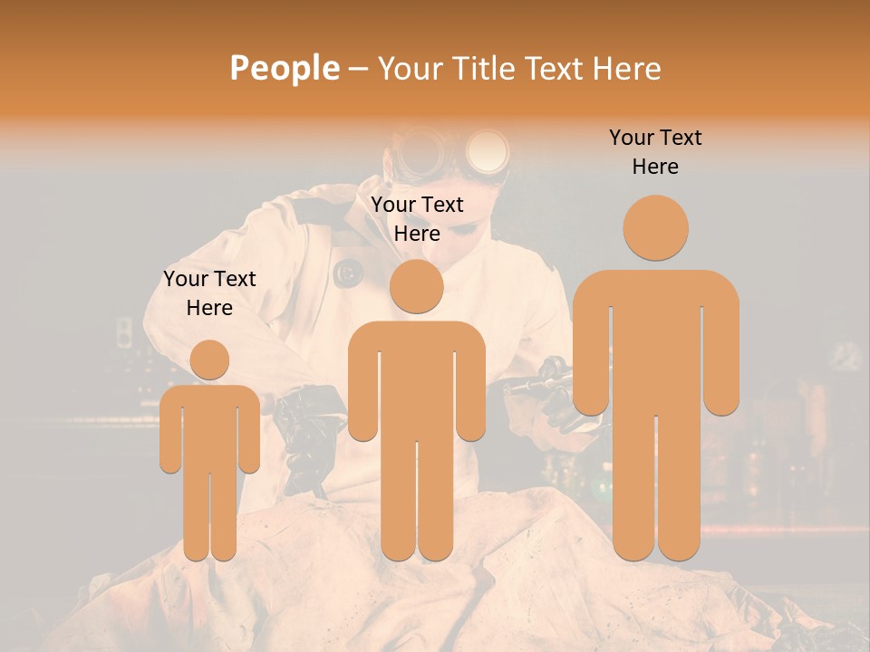 Potion Maladie Femme PowerPoint Template