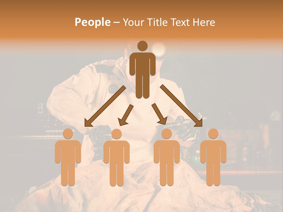 Potion Maladie Femme PowerPoint Template