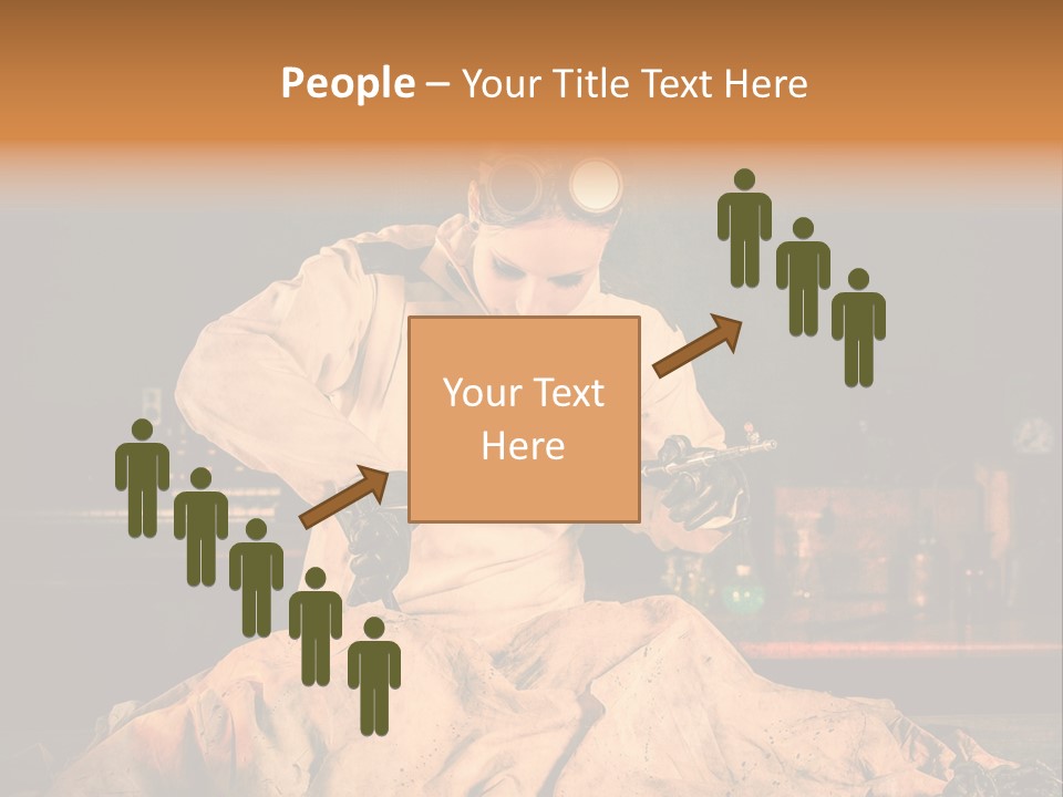 Potion Maladie Femme PowerPoint Template