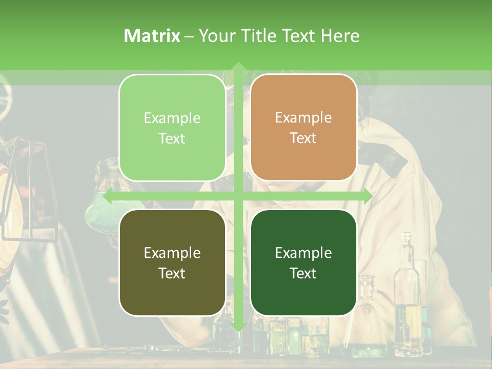 Blouse Pose Vaccin PowerPoint Template