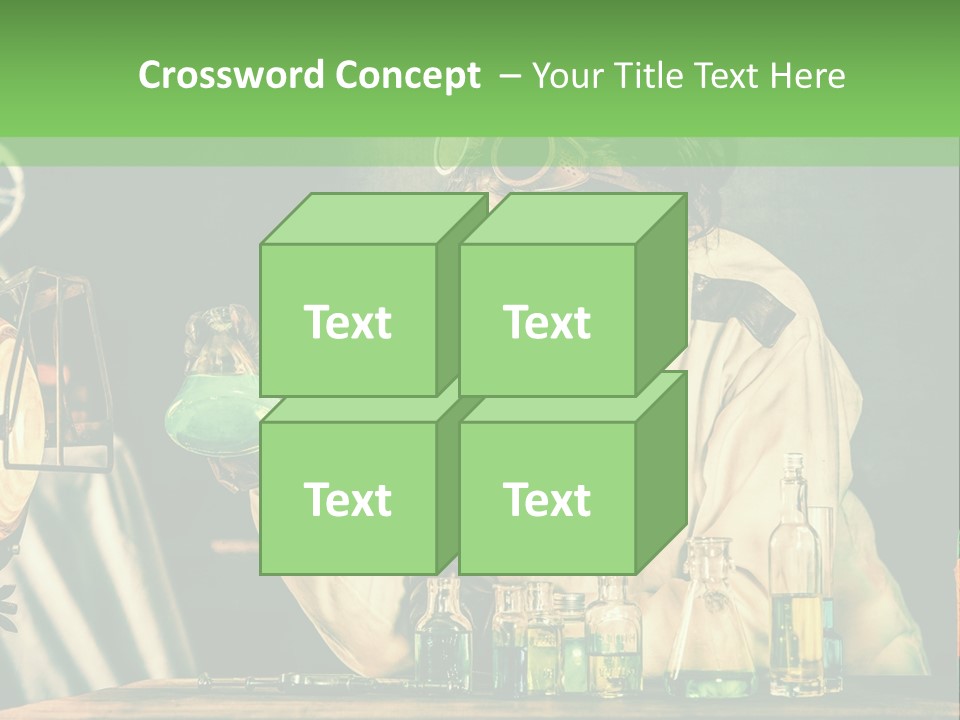 Blouse Pose Vaccin PowerPoint Template