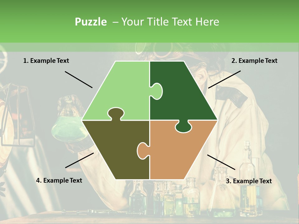 Blouse Pose Vaccin PowerPoint Template