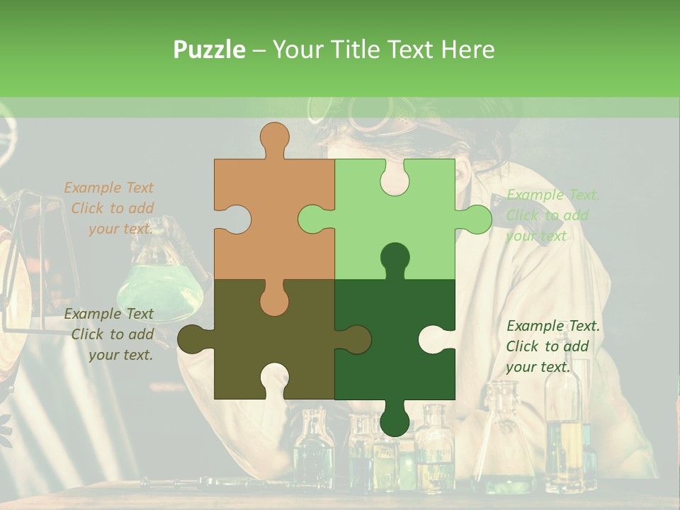 Blouse Pose Vaccin PowerPoint Template