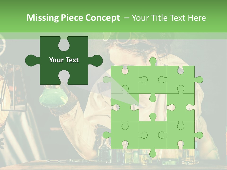 Blouse Pose Vaccin PowerPoint Template