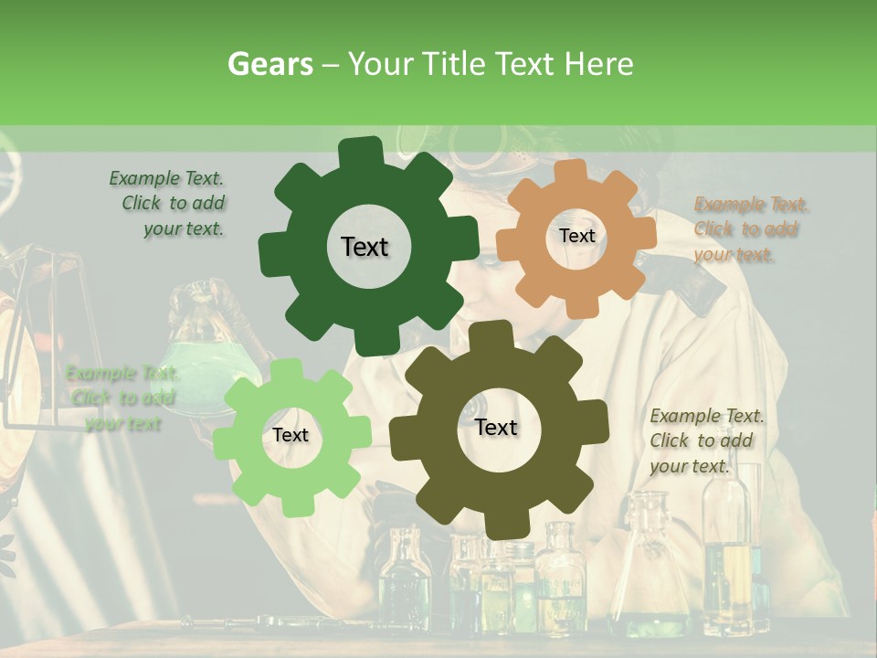 Blouse Pose Vaccin PowerPoint Template