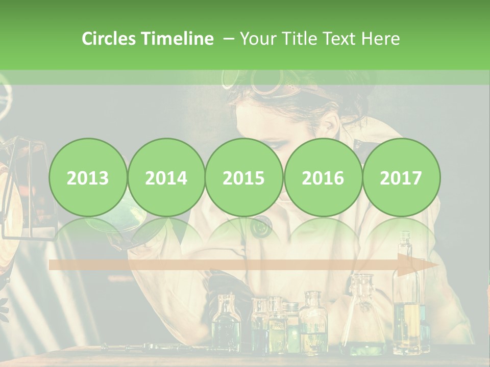 Blouse Pose Vaccin PowerPoint Template