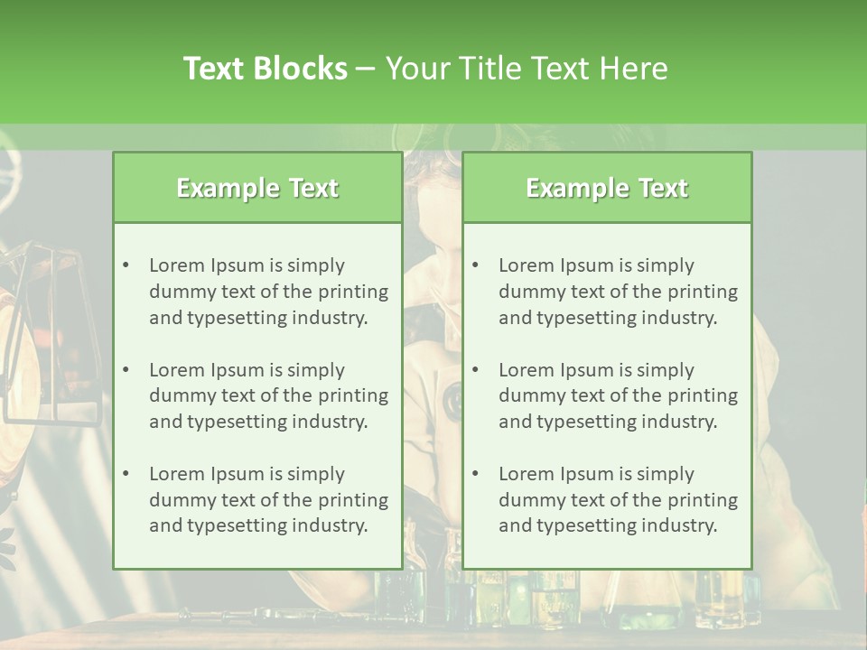 Blouse Pose Vaccin PowerPoint Template