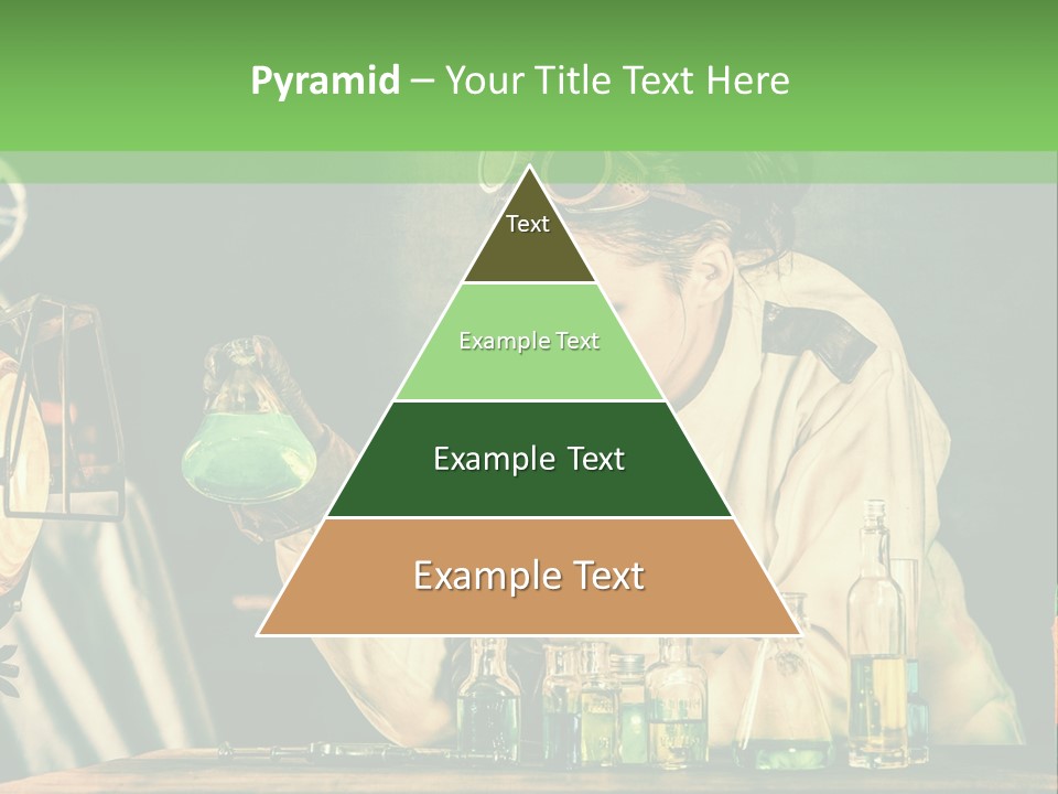 Blouse Pose Vaccin PowerPoint Template