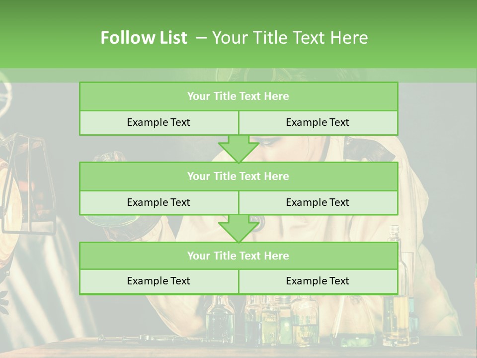 Blouse Pose Vaccin PowerPoint Template