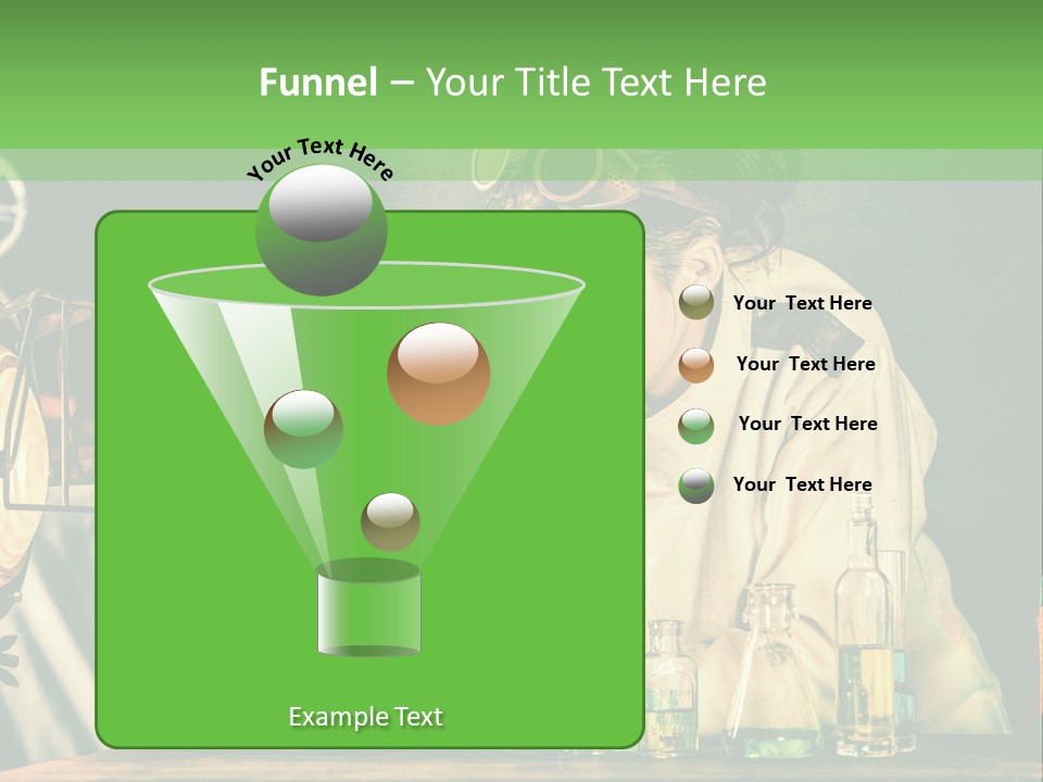 Blouse Pose Vaccin PowerPoint Template