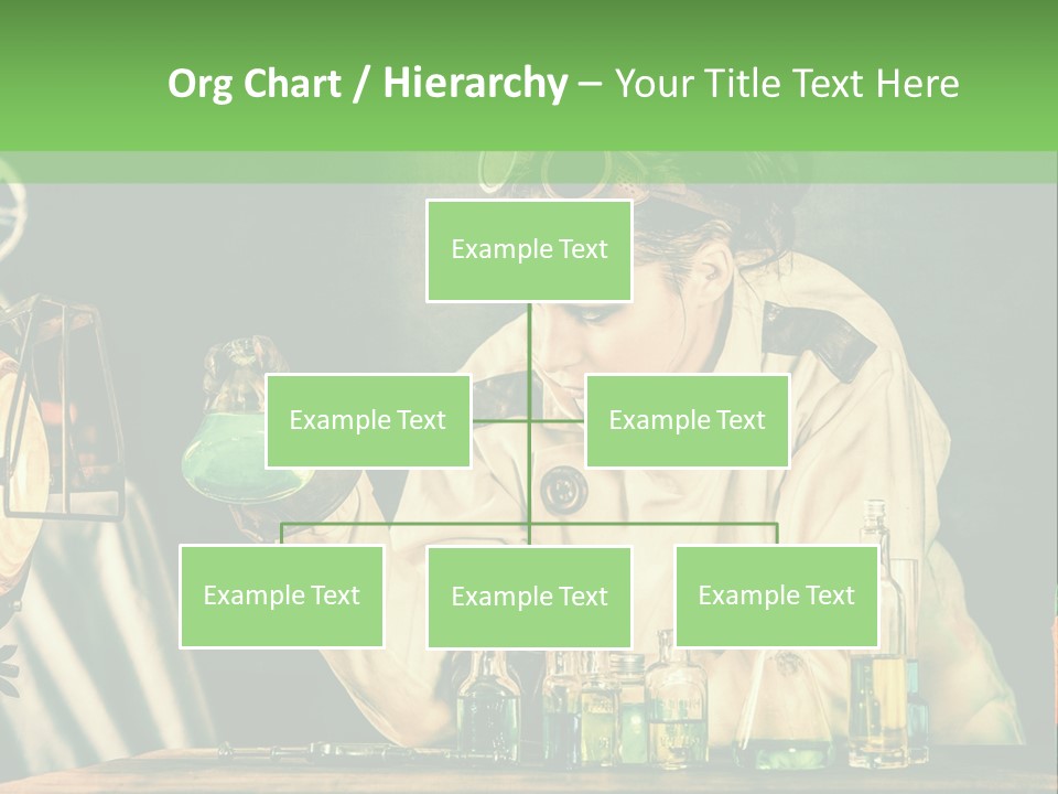 Blouse Pose Vaccin PowerPoint Template