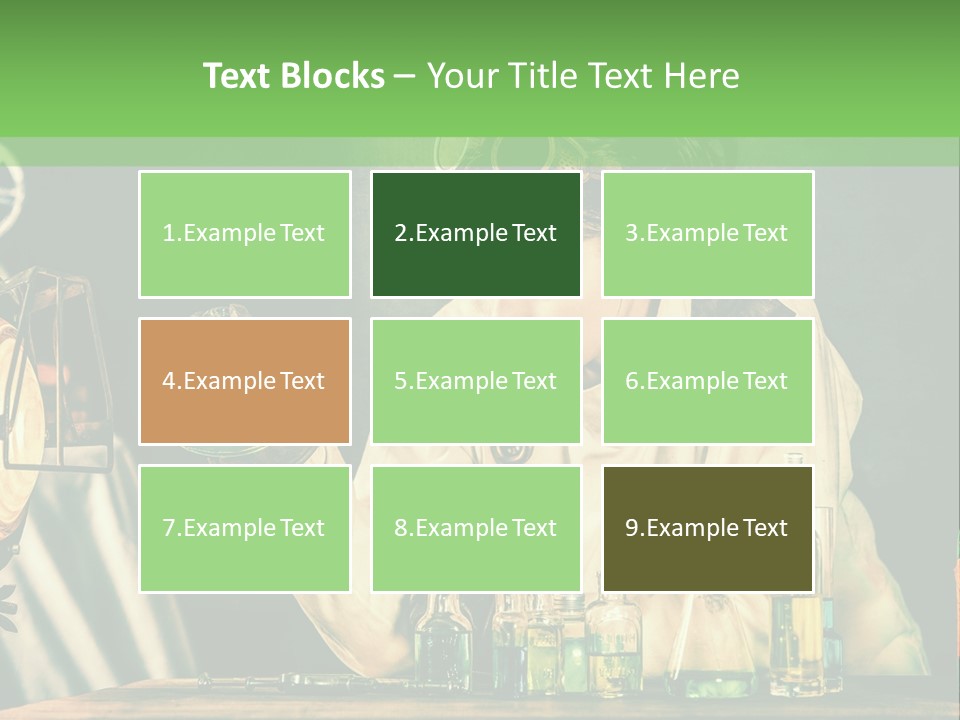 Blouse Pose Vaccin PowerPoint Template