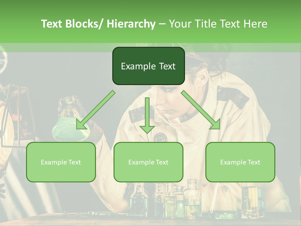 Blouse Pose Vaccin PowerPoint Template