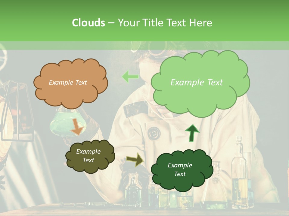 Blouse Pose Vaccin PowerPoint Template