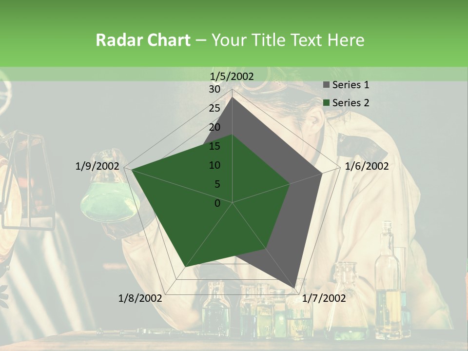 Blouse Pose Vaccin PowerPoint Template