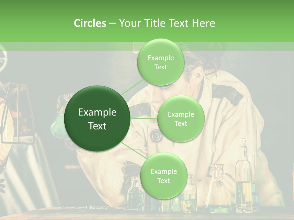 Blouse Pose Vaccin PowerPoint Template