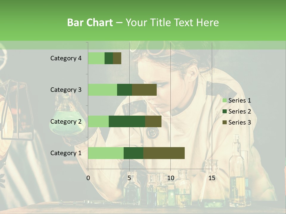 Blouse Pose Vaccin PowerPoint Template