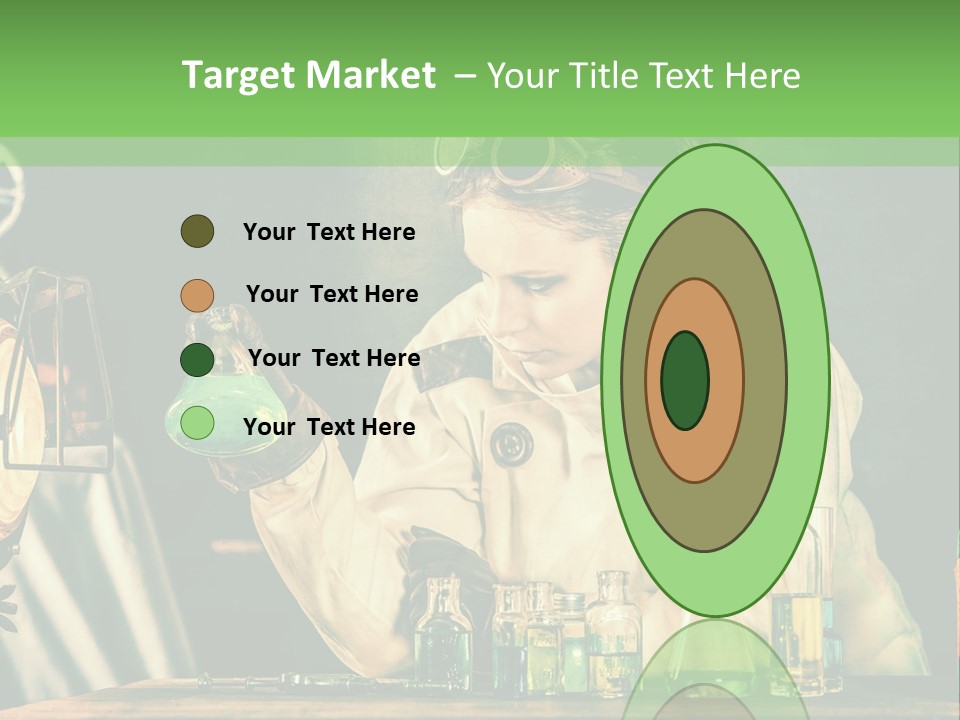 Blouse Pose Vaccin PowerPoint Template