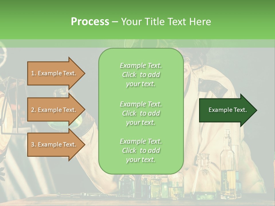 Blouse Pose Vaccin PowerPoint Template