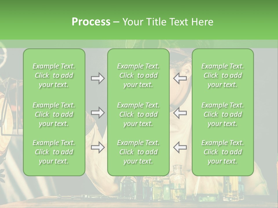 Blouse Pose Vaccin PowerPoint Template